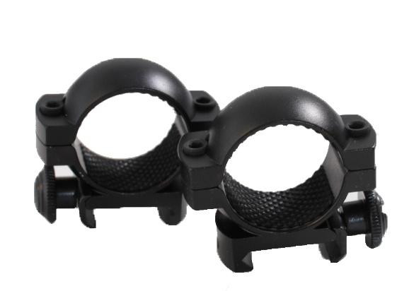 Traditions Aluminum Scope Rings fits Weaver Style Bases 1" Med - Matte Black - A791DS