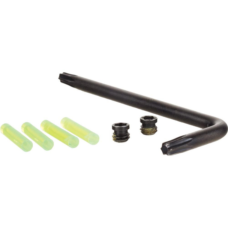 Trijicon DI Night Sight Standard Replacement Kit Green Fiber and Black Retainer - AC50011