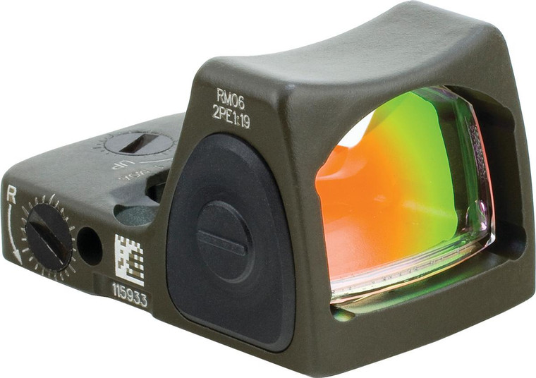 Trijicon RMR Type 2 Red Dot Sight 3.25 MOA OD Green - RM06-C-700695