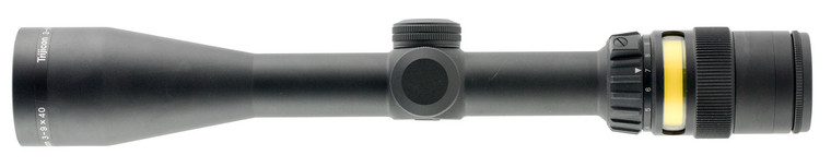 Trijicon Accupoint Rifle Scope - 3-9x40mm Mil-Dot Crosshair w/Amber Dot Reticle 33.8-11.3' FOV 3.6-3.2" ER Matte - TR20-2