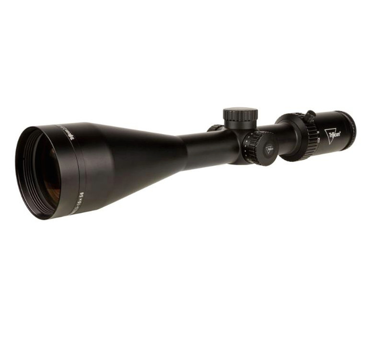 Trijicon Credo HX 2.5-10x56 (SFP) 30mm Rifle Scope w/Green Standard Duplex Low Capped Adjusters - CRHX1056-C-2900030