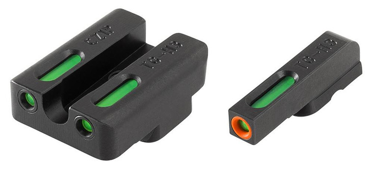 Truglo TFX Pro Tritium/Fiber-Optic Day/Night Sights Fit CZ 75 Series (Most Models) - Front Orange/Green Rear - TG13CZ1PC Truglo TFX Pro Tritium/Fiber-Optic Day/Night Sights Fit CZ 75 Series (Most Models) - Front Orange/Green Rear - TG13CZ1PC