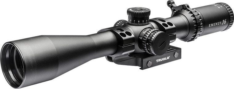 Truglo EMINUS16 Rifle Scope - 4-16x44mm SF 30mm Illum. TacPlex Reticle w/ APTUS-M1 Mount Black - TG8541TLR Truglo EMINUS16 Rifle Scope - 4-16x44mm SF 30mm Illum. TacPlex Reticle w/ APTUS-M1 Mount Black - TG8541TLR