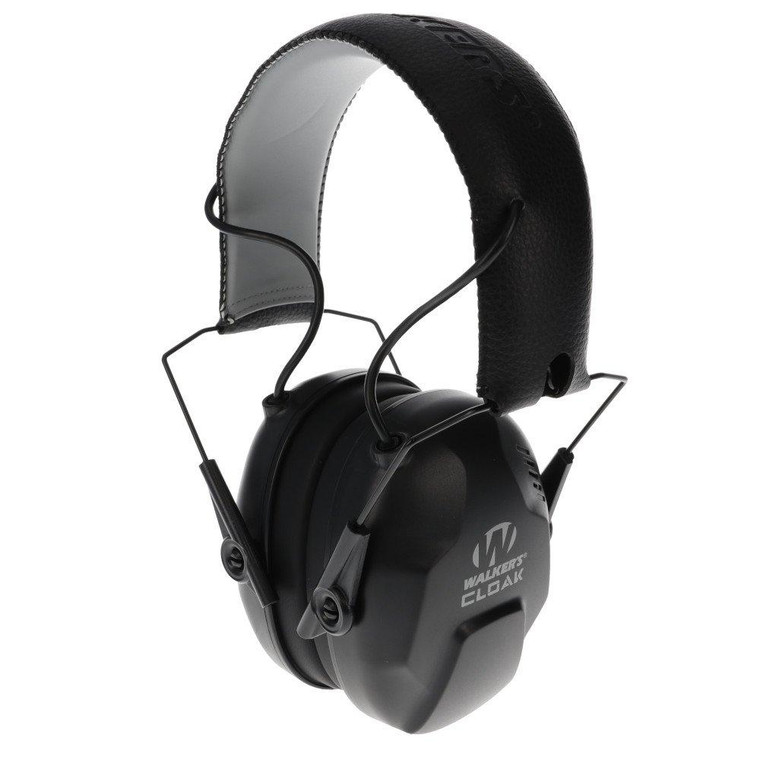 Walker's Cloak Dual Mic Electronic Ear Muffs 23-25dB Black - GWP-CLKDM