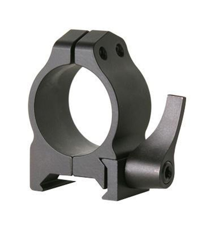 Warne Maxima Quick Detach Scope Rings - 1" Low Matte  - 200LM