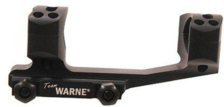 Warne Tactical Quick Detach X-SKEL Extended Cantilever Mount 1" Black - QD XSKEL1TW