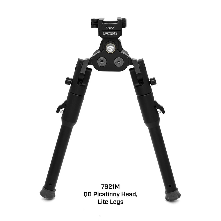 Warne Skyline Pro Bipod - QD Mount LITE Legs - 7921M