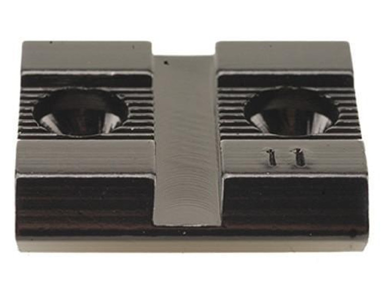 Weaver Standard Top Mount Aluminum Scope Base - Black - #11 - For Remington Savage Western Field Browning H&RMossberg - 48011