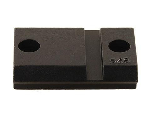 Weaver Grand Slam Steel Top Mount Scope Base - Matte Black - #S46 - Anschutz 1568 FRONT #S46 - 48227