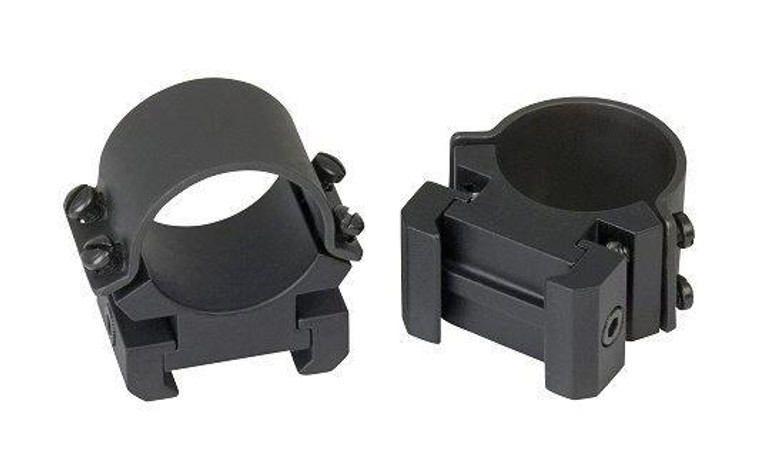 Weaver Sure Grip Windage Adjustable Aluminum Scope Rings (4-Screws) - 1" High Matte - 49144