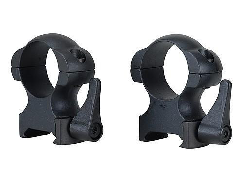 Weaver Grand Slam Leaver-Lok Top Mount Steel Scope Rings 1" X- High Matte - 49327