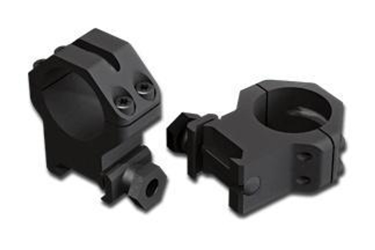 Weaver 4-Hole Skeleton Aluminum Scope Rings - Matte - 30mm - High - 48366 Weaver 4-Hole Skeleton Aluminum Scope Rings - Matte - 30mm - High - 48366