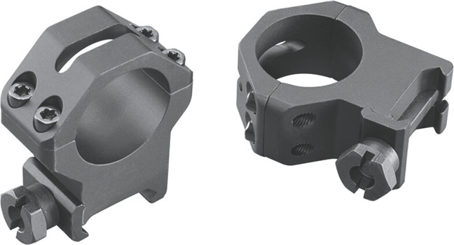 Weaver 4-Hole Tactical Picatinny Aluminum Scope Rings - Matte - 1" X-High - 99513