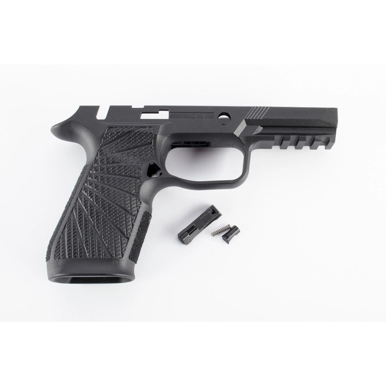 Wilson Combat Grip Module for Sig Sauer P320 Carry Manual Safety Black - 320-CMB