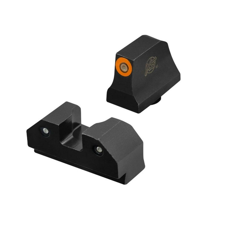 XS Sights R3D Night Sights Orange For Glock Suppressor/RMR Height 42 43 43x & 48 - GL-R022P-6N