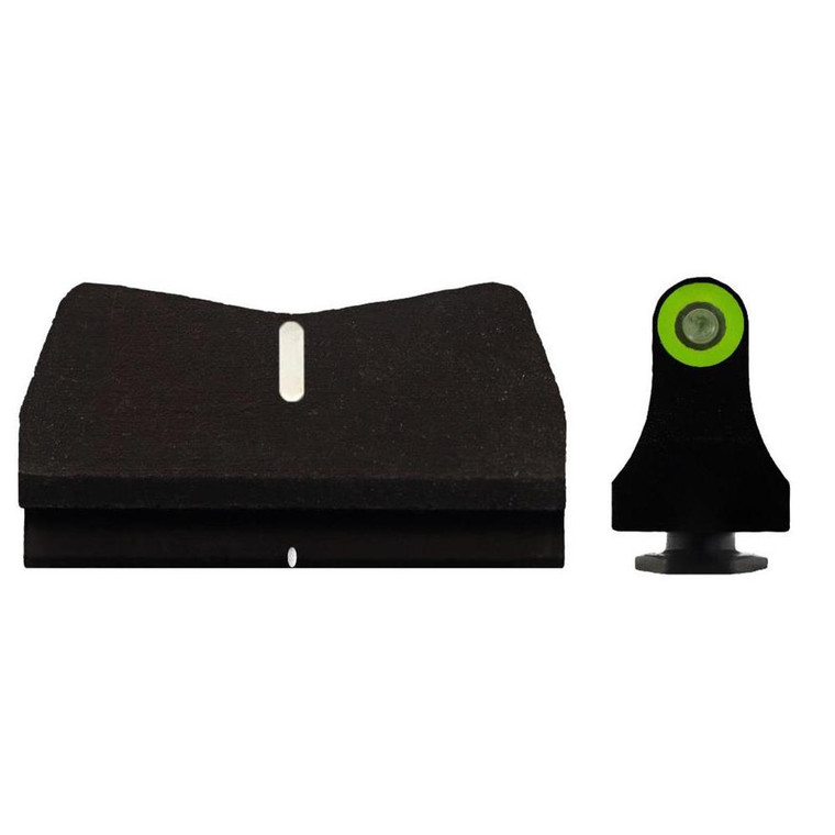 XS Sight DXW2 Standard Dot Sight for Glock Suppressor Hgt 17 19 22-24 26 27 - Green - GL-0015P-4G