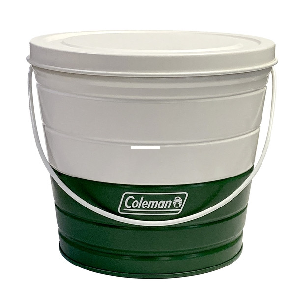 Coleman 7741 Green/white 18oz - Bucket Citronella Candle With Lid - 7741