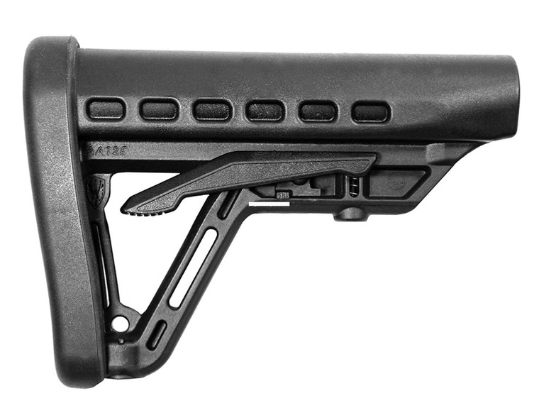 Archangel Aa125 Low Profile Ar-15 - Buttstock, Commerical Tube, Black - AA125