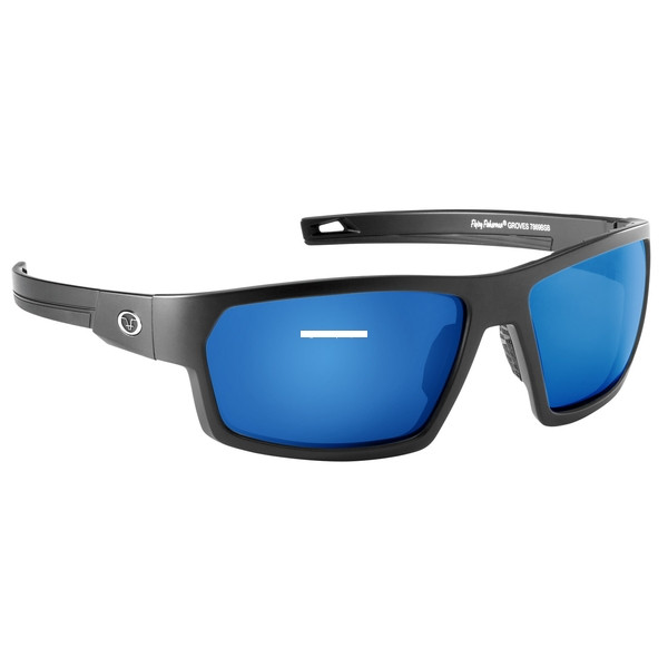 Flying Fisherman 7869bsb Groves - Sunglasses, Matte Black Frame, Blue - 7869BSB