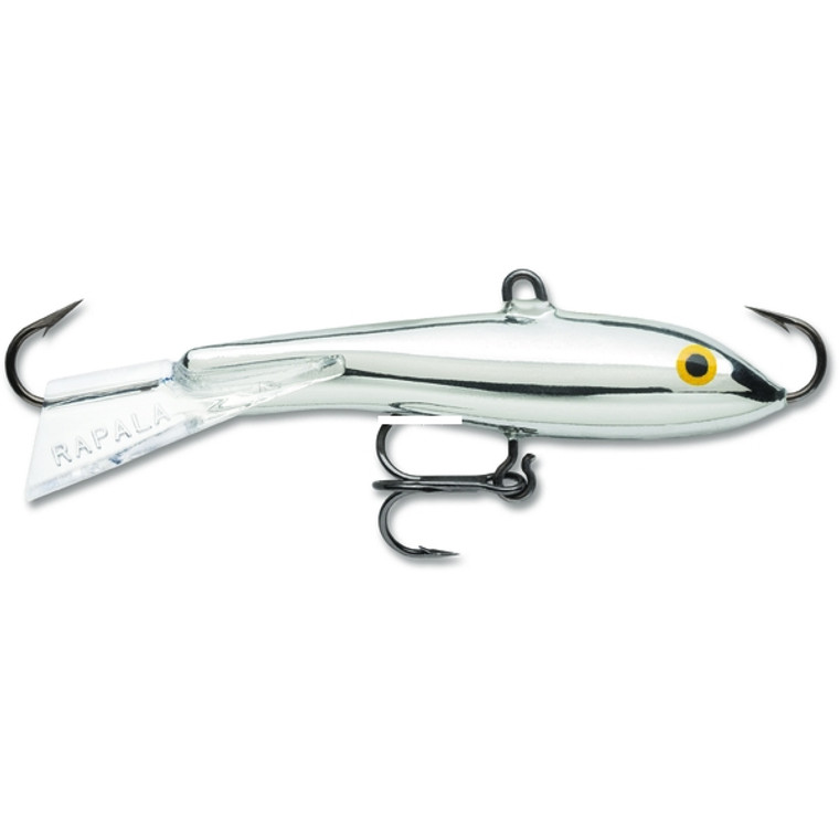 Rapala W7pch Rapala Jigging Rap, 2 - 3/4", 5/8oz, #7 Hook, Pure Chrome - W7PCH