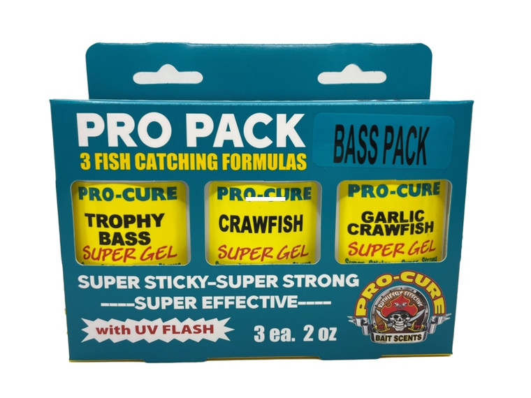 Pro-cure G3-bas Bass Pro Pack 3 - Pack Super Gel (trophy Bass - G3-BAS