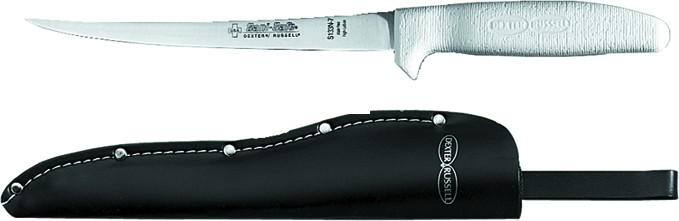 Dexter S133n-7c Sani-safe 7" Fillet - Knife With Leather Sheath, White - S133N-7C