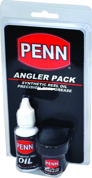 Penn Angpckcs6 Angler's Pack Combo - 1/2oz Bottle Oil & 1/2oz Grease Tube - ANGPCKCS6