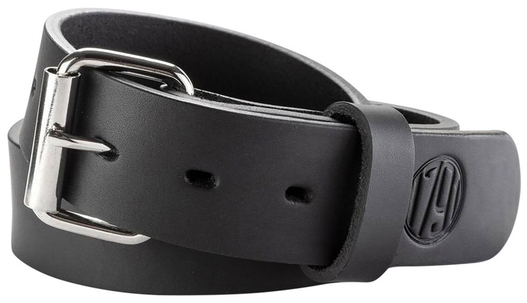 1791 Gunleather BLT013438SBLA 01  Gun Belt Stealth Black Leather 3438 1.50 Wide Buckle Closure - BLT013438SBLA