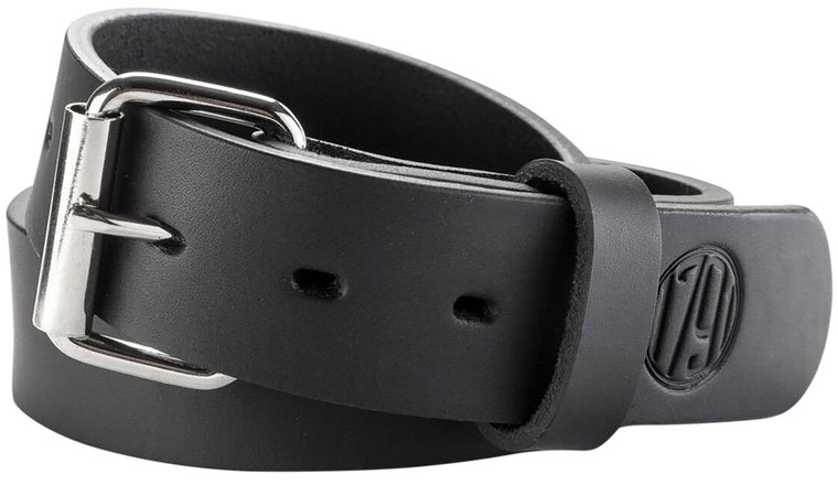 1791 Gunleather BLT013640SBLA 01  Gun Belt Stealth Black Leather 3640 1.50 Wide Buckle Closure - BLT013640SBLA