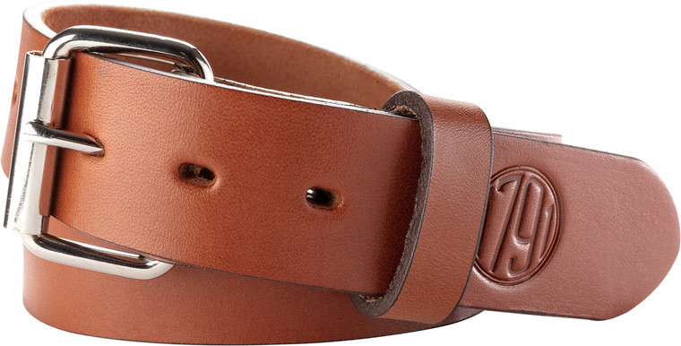1791 Gunleather BLT014650CBRA 01  Gun Belt Classic Brown Leather 4650 1.50 Wide Buckle Closure - BLT014650CBRA