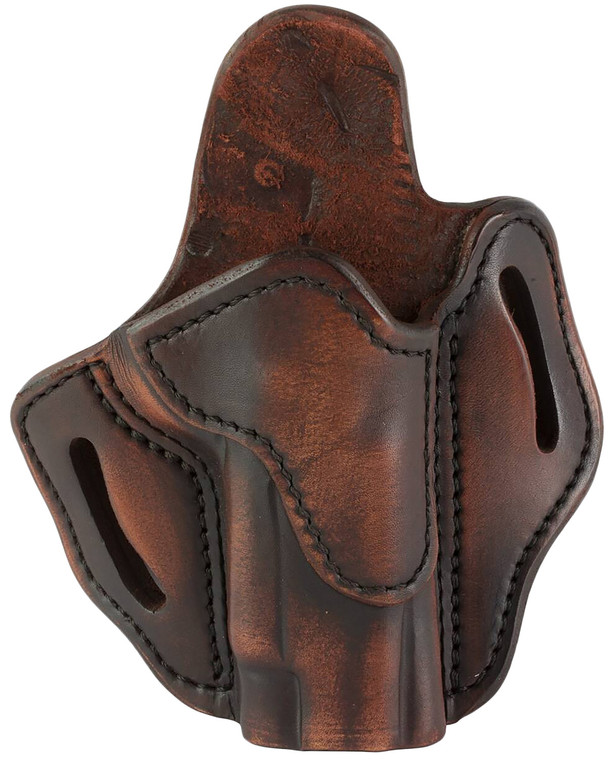 1791 Gunleather ORBH1SVTGR BH1 Optic Ready OWB Vintage Leather Belt Slide Fits 45 1911 Right Hand - ORBH1SVTGR