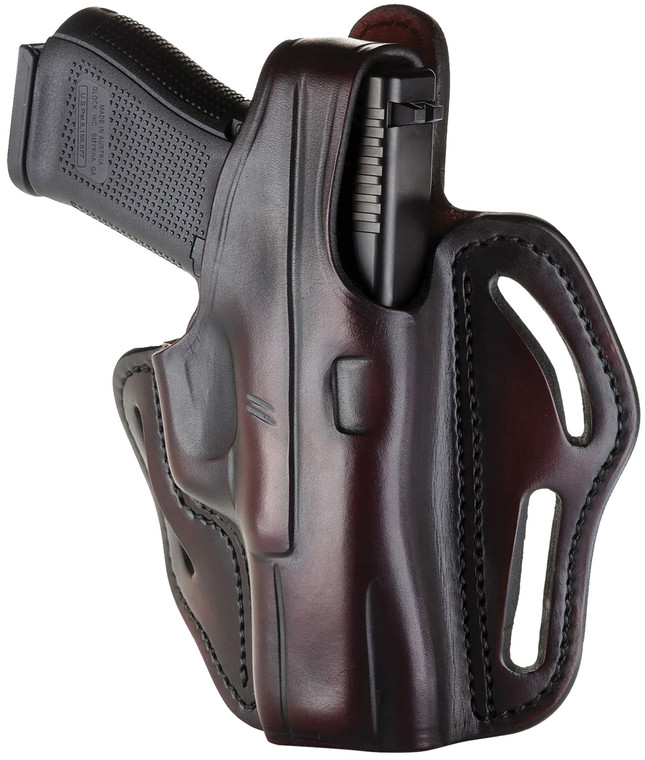 1791 Gunleather BHX1CLSBRR BHX  OWB 01 Signature Brown Leather Belt Slide Fits 45 1911 - BHX1CLSBRR