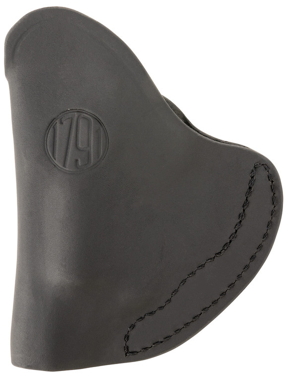 1791 Gunleather RVHIWB1TSBLR RVH  IWB Size 01 Stealth Black Leather Belt Clip Right Hand - RVHIWB1TSBLR