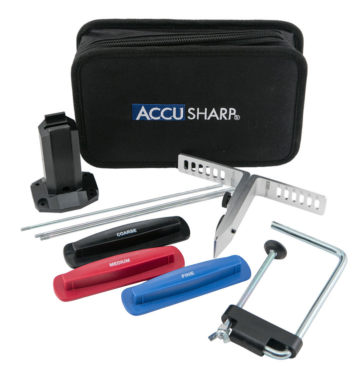 AccuSharp 060C 3Stone Precision Set CoarseMediumFine Diamond Alumina Ceramic Sharpener Multi Color - 060C