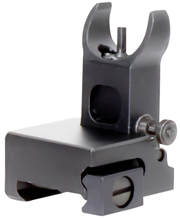 Aim Sports MT200 AR Low Profile Front Flip Up Sight  Black Anodized Low Profile for AR15 - MT200