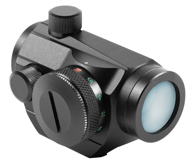 Aim Sports RTDT125 Micro Dot  Matte Black 1x20mm RedGreen Dual Illuminated - RTDT125 Aim Sports RTDT125 Micro Dot  Matte Black 1x20mm RedGreen Dual Illuminated - RTDT125