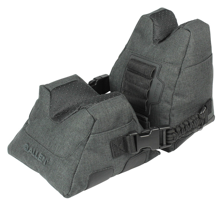 Allen 18417 Eliminator  Prefilled Front and Rear Bag Gray Polyester Side Release Buckles Weighs 4.50 lbs. 11.50 L x 7.50 H - 18417