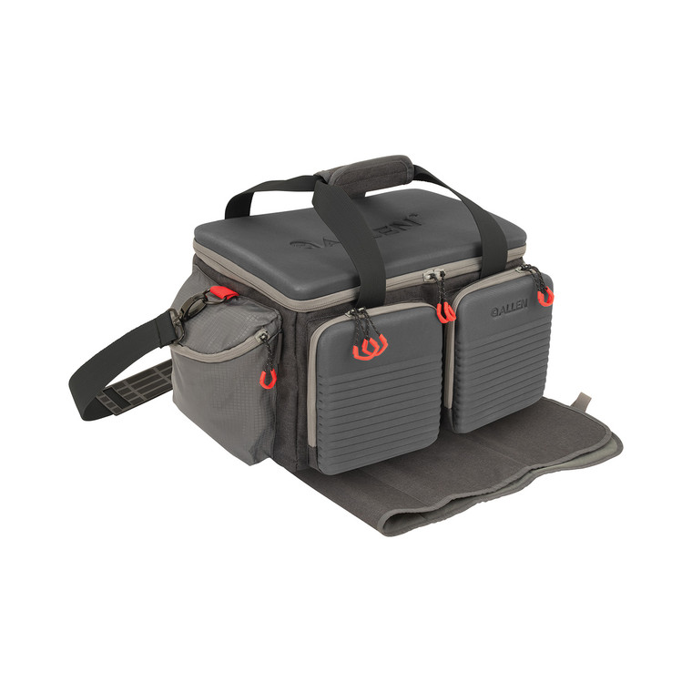 Allen 8325 Competitor Premium Gray Molded Lockable Range Bag wInternal Tote  FoldUp Gun Mat - 8325