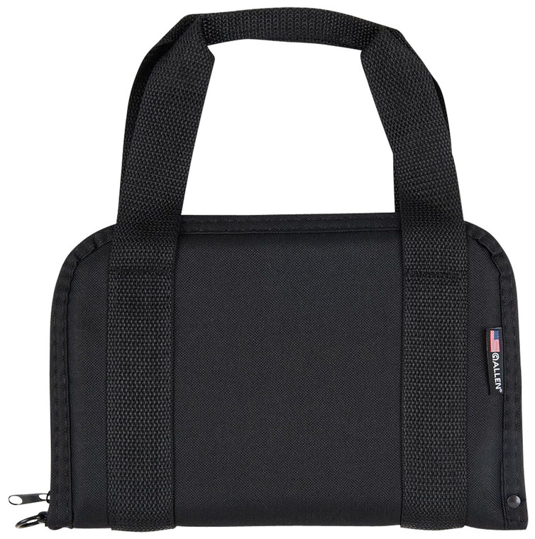 Allen 3640 Pistol Tote  Black Endura 11.50 Long Lockable Holds 1 Handgun - 3640