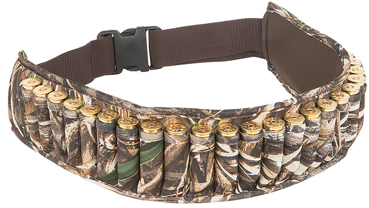 Allen 2525 Waterfowl Shotgun Shell Belt 25 3.5 Shell Capacity Realtree Max4 Neoprene Adjustable to 58 wSide Release Buckle - 2525
