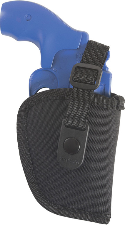 Allen 44809 Cortez  OWB Size 09 Black Polyester Fits Small Frame 5rd Revolver wHammer Spur Belt Loop Mount Right Hand - 44809