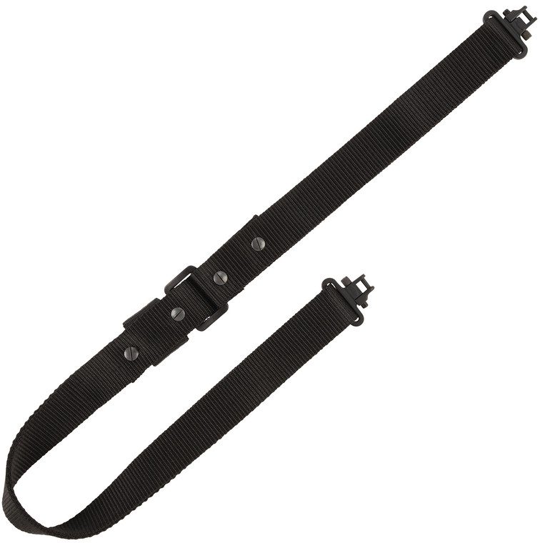 Allen 8061 Quick Adjusting  Rifle Sling wSwivels Black Nylon Adjustable Length 26 to 33 1.25 Wide - 8061