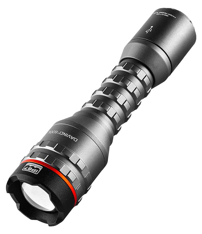 Alliance Consumer Group NEBFLT1063 Davinci 800L Flashlight  Gray 100400800 Lumens White LED - NEBFLT1063