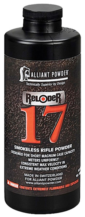 Alliant Powder RELODER17 Rifle Powder Reloder 17 Rifle MultiCaliber Magnum 1 lb - RELODER17