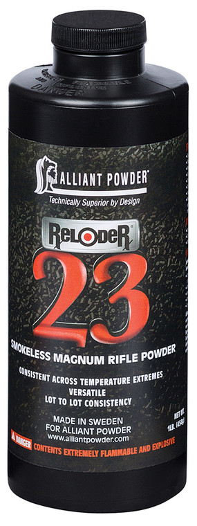 Alliant Powder RELODER23 Rifle Powder Reloder 23 Rifle MultiCaliber  1 lb - RELODER23