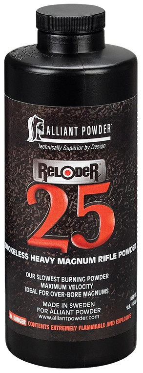 Alliant Powder RELODER25 Rifle Powder Reloder 25 Rifle MultiCaliber Magnum 1 lb - RELODER25