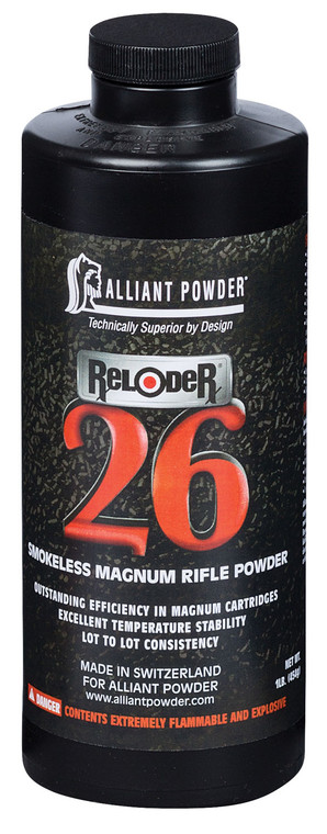 Alliant Powder RELODER26 Rifle Powder Reloder 26 Rifle MultiCaliber Magnum 1 lb - RELODER26