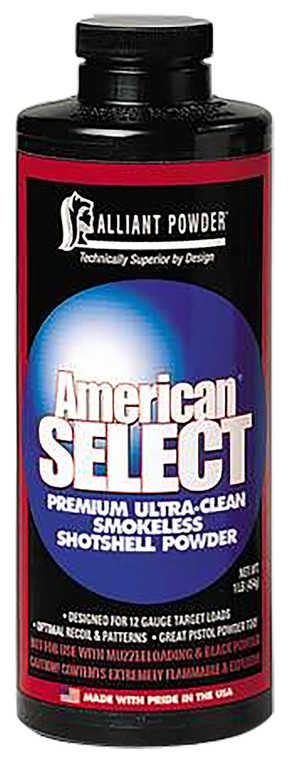 Alliant Powder AMERICAN Shotshell Powder American Select Shotgun MultiGauge 1 lb - AMERICAN