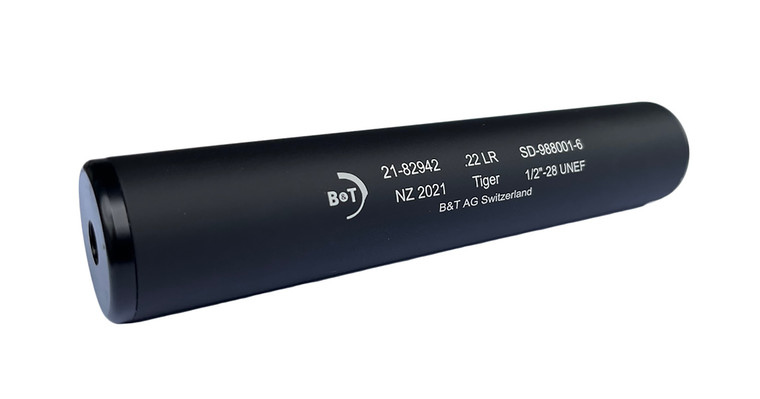 BT Firearms SDTIGER22LR Tiger Suppressor 22 LR Black - SDTIGER22LR