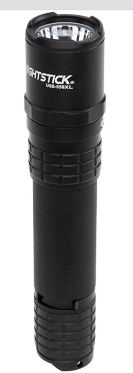Nightstick USB558XL USB Tactical Flashlight  Black Anodized 1254501100 Lumens White LED - USB558XL